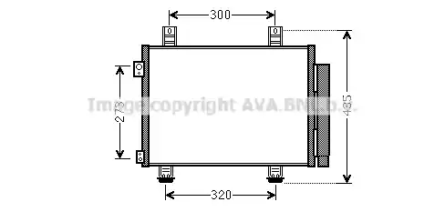 SZ5117D AVA QUALITY COOLING kondenzátor, klíma